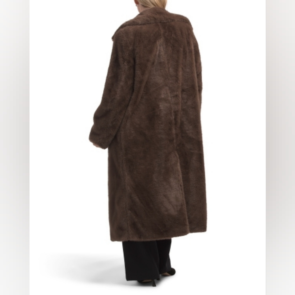 NWT Rebecca Minkoff Long Faux Fur Coat – Size M - Picture 2 of 16